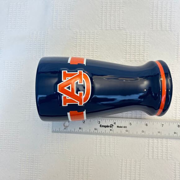 Auburn Tigers Pilsner Mug Ceramic 16 oz. 7" X 3" War Eagle The Encore Group - Picture 8 of 10